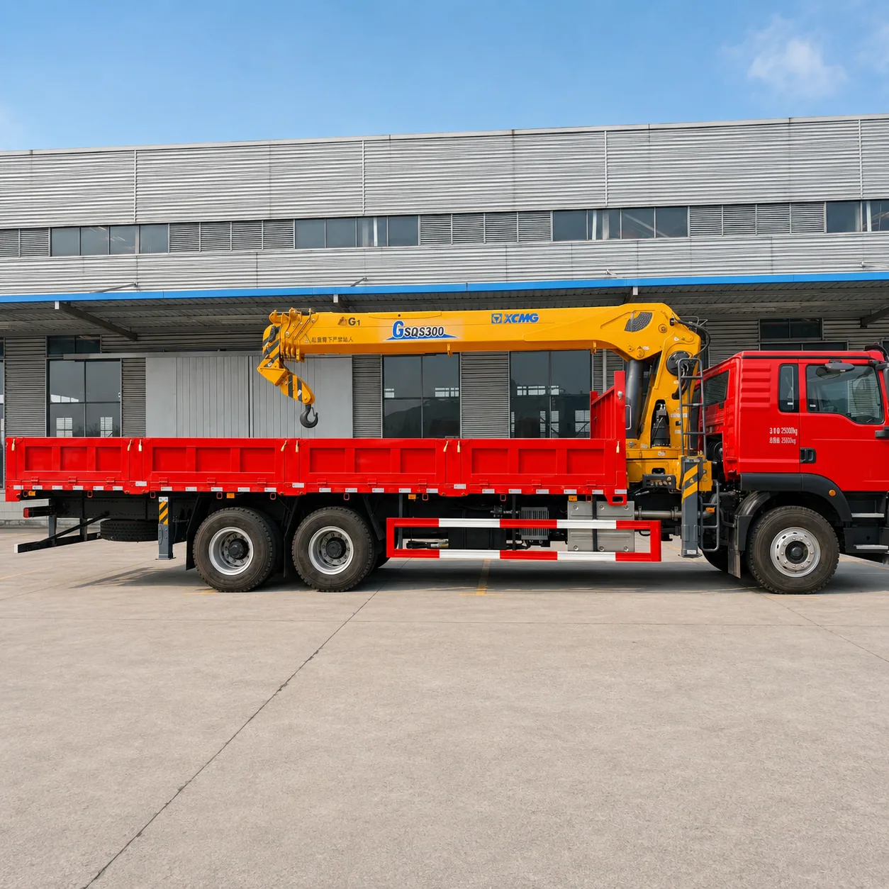 HOWO TX Truck Mounted Crane 340 / 380 / 400 / 430HP 5 / 6.3 / 8 / 10 / 12 / 14 / 16T Available product display