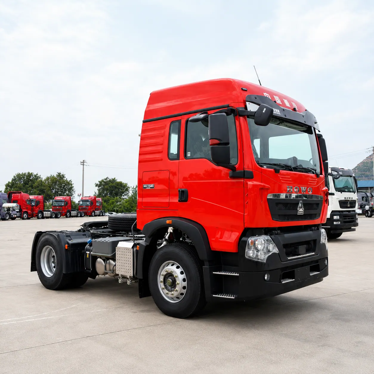 HOWO TX / TX7 4×2 Tractor Truck 371 / 400 / 420 / 430 / 460HP Available detail photo
