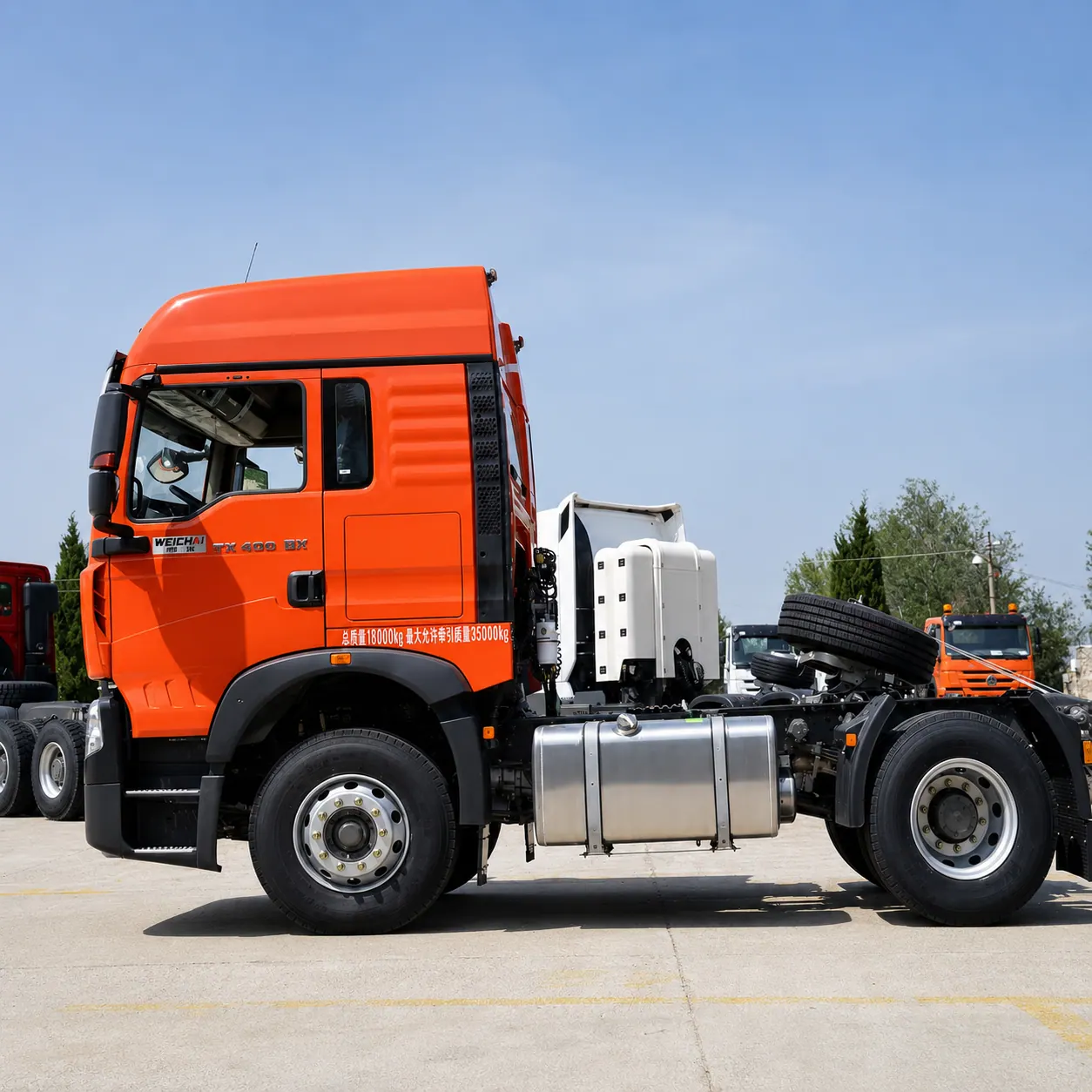 HOWO TX / TX7 4×2 Tractor Truck 371 / 400 / 420 / 430 / 460HP Available detail photo