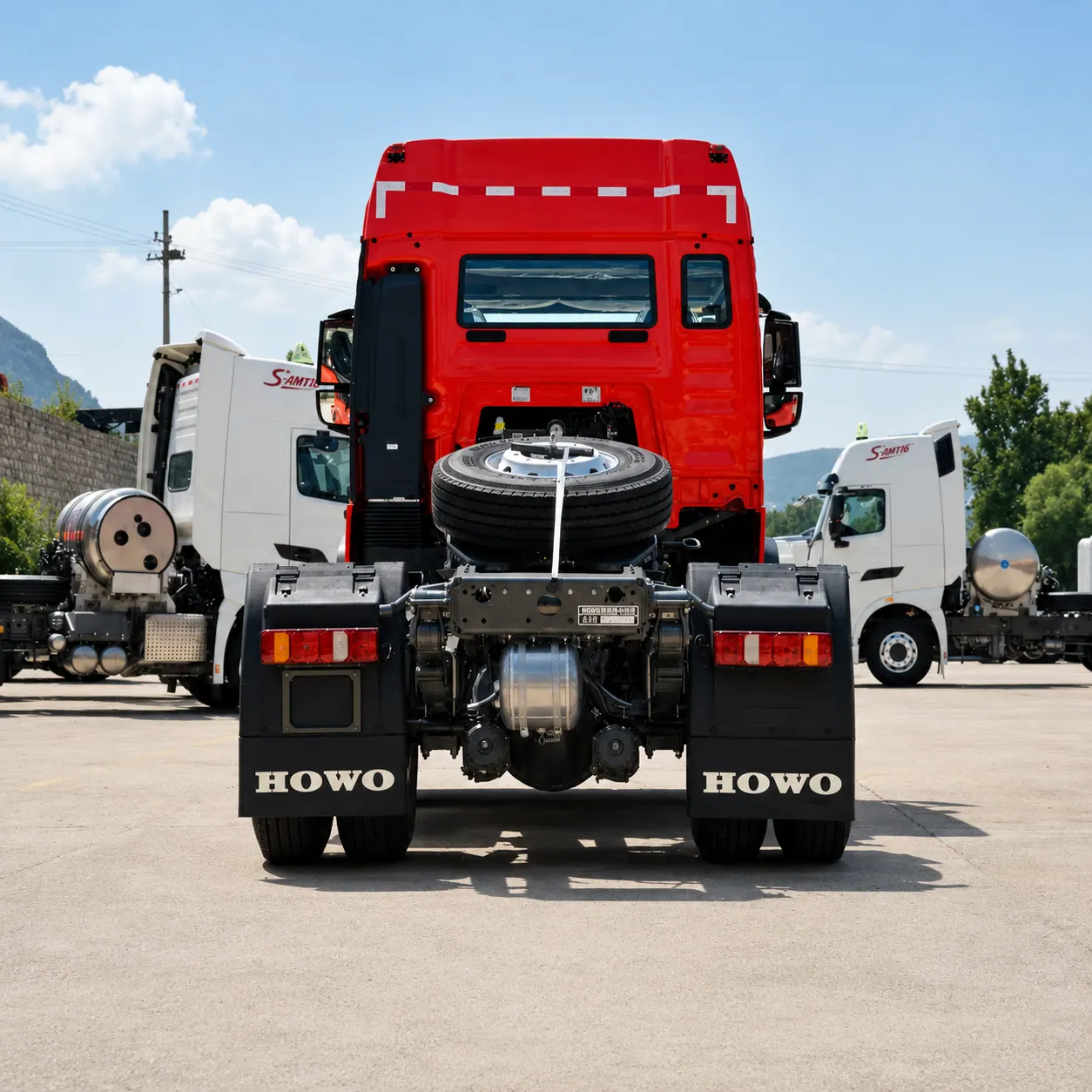 HOWO TX / TX7 4×2 Tractor Truck 371 / 400 / 420 / 430 / 460HP Available detail photo