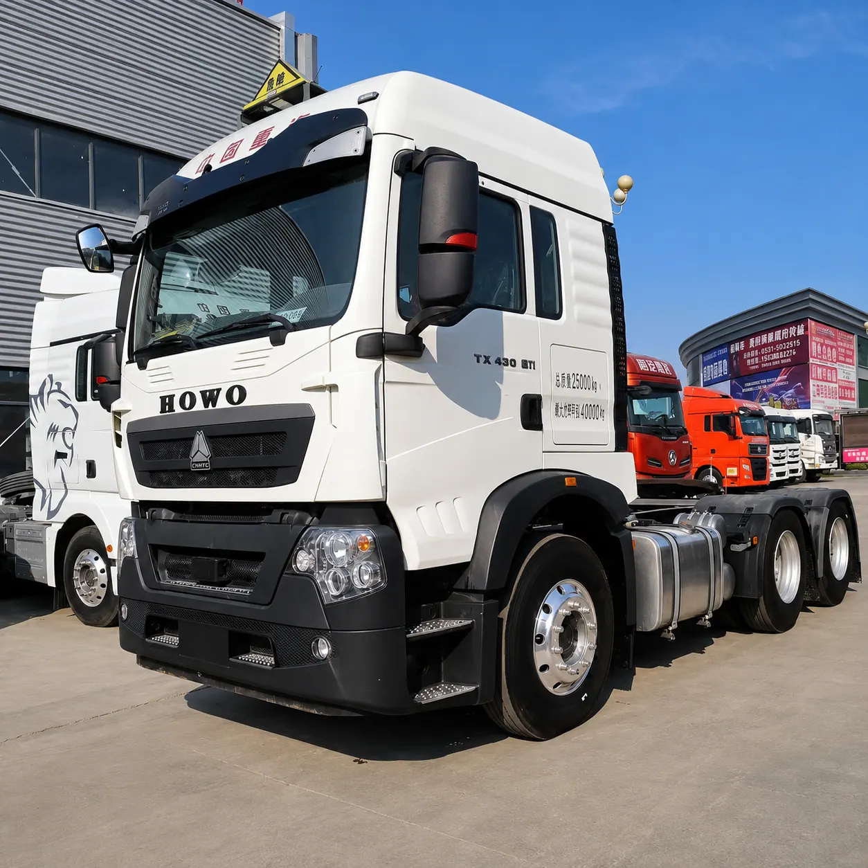 HOWO TX / TX7 6×4 Tractor Truck 371 / 380 / 400 / 430 / 460 / 480HP Available product display
