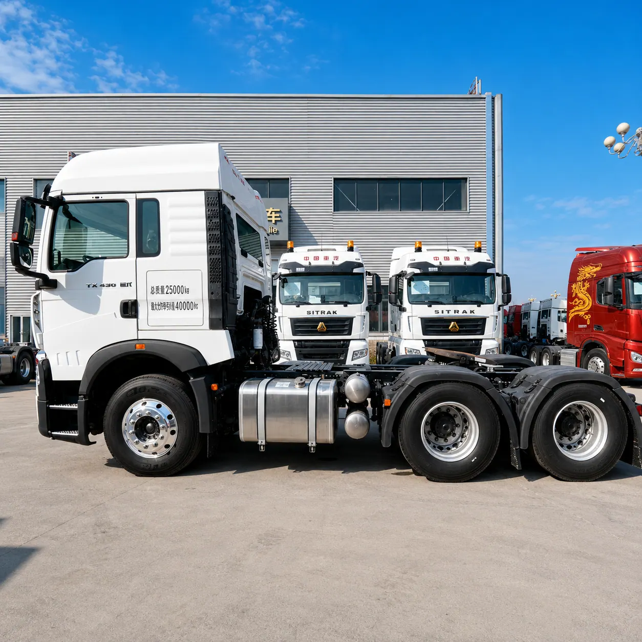 HOWO TX / TX7 6×4 Tractor Truck 371 / 380 / 400 / 430 / 460 / 480HP Available detail photo
