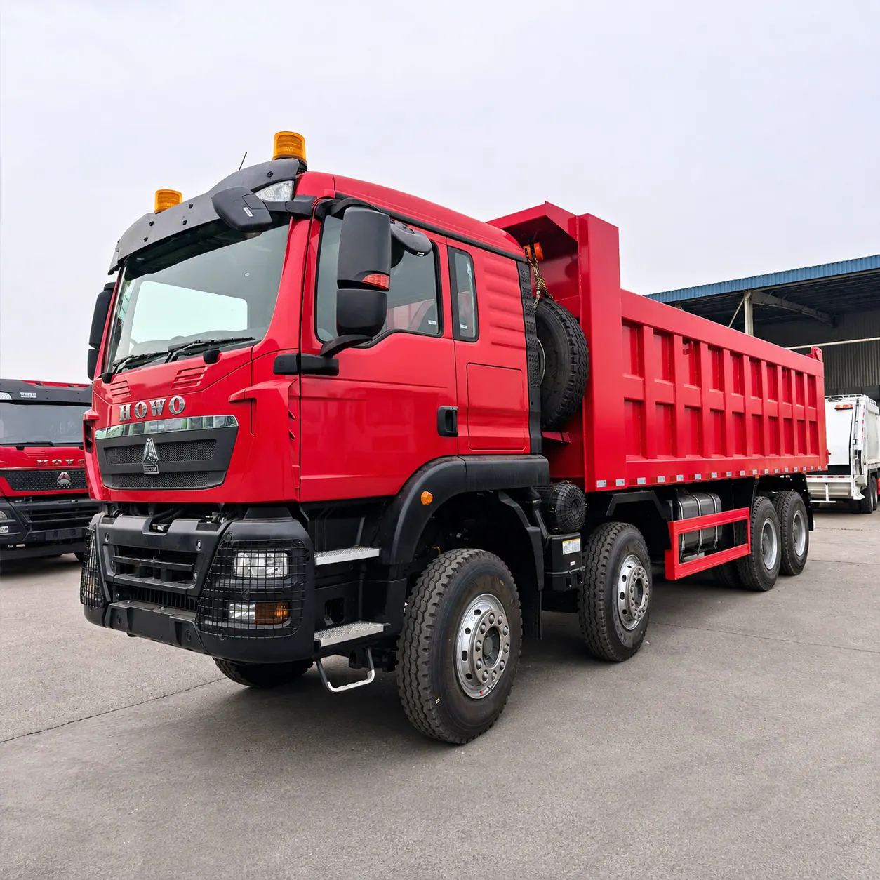 HOWO TX / TX7 / TX7 PRO 8×4 Dump Truck 371 / 380 / 400 / 430HP Available detail photo