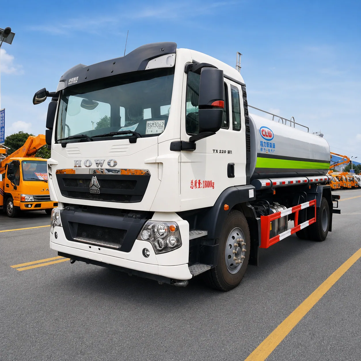 HOWO TX Water Tanker Truck 340 / 380 / 400 / 430HP 10 / 15 / 20 / 25 / 30CBM Available – Water Sprinkler Optional photo 1