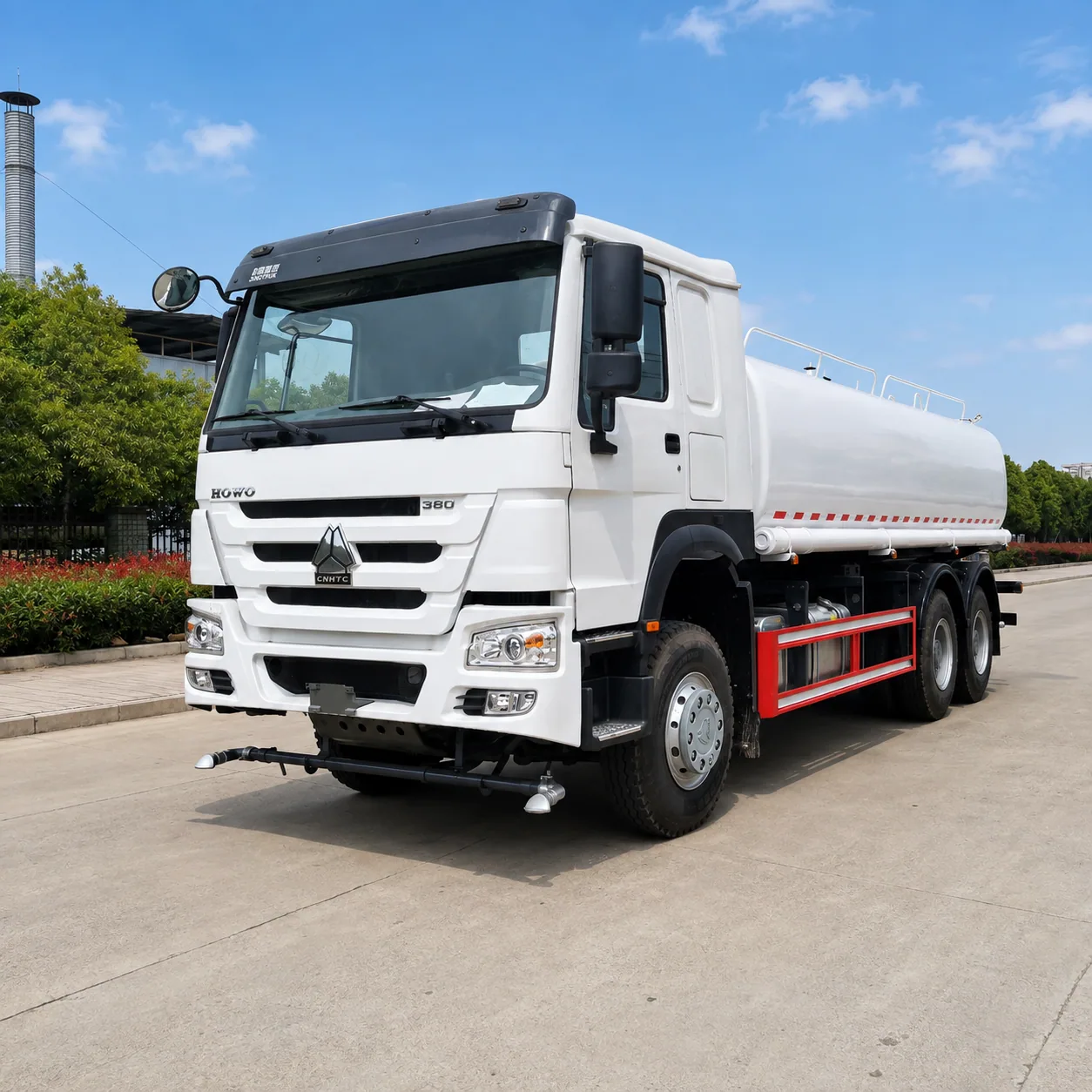 HOWO Water Tanker Truck 266 / 336 / 371 / 380 / 400HP 10 / 15 / 20 / 25 / 30CBM Available – Water Sprinkler Optional photo 1
