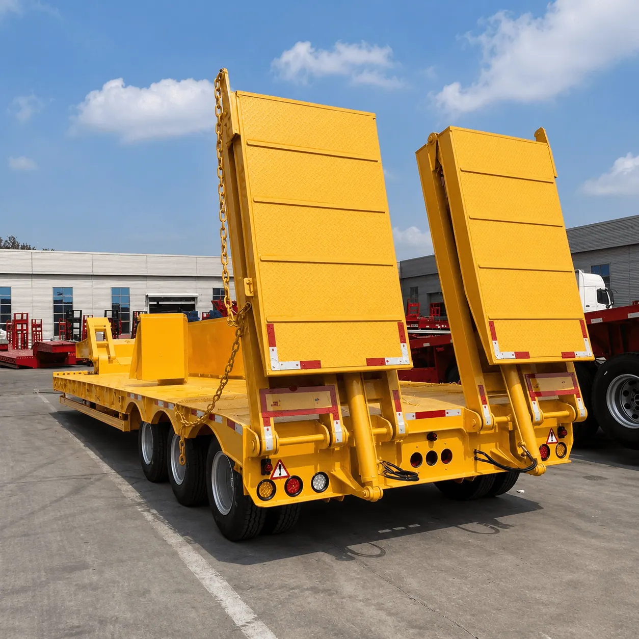 Lowbed Semi-Trailer detail photo