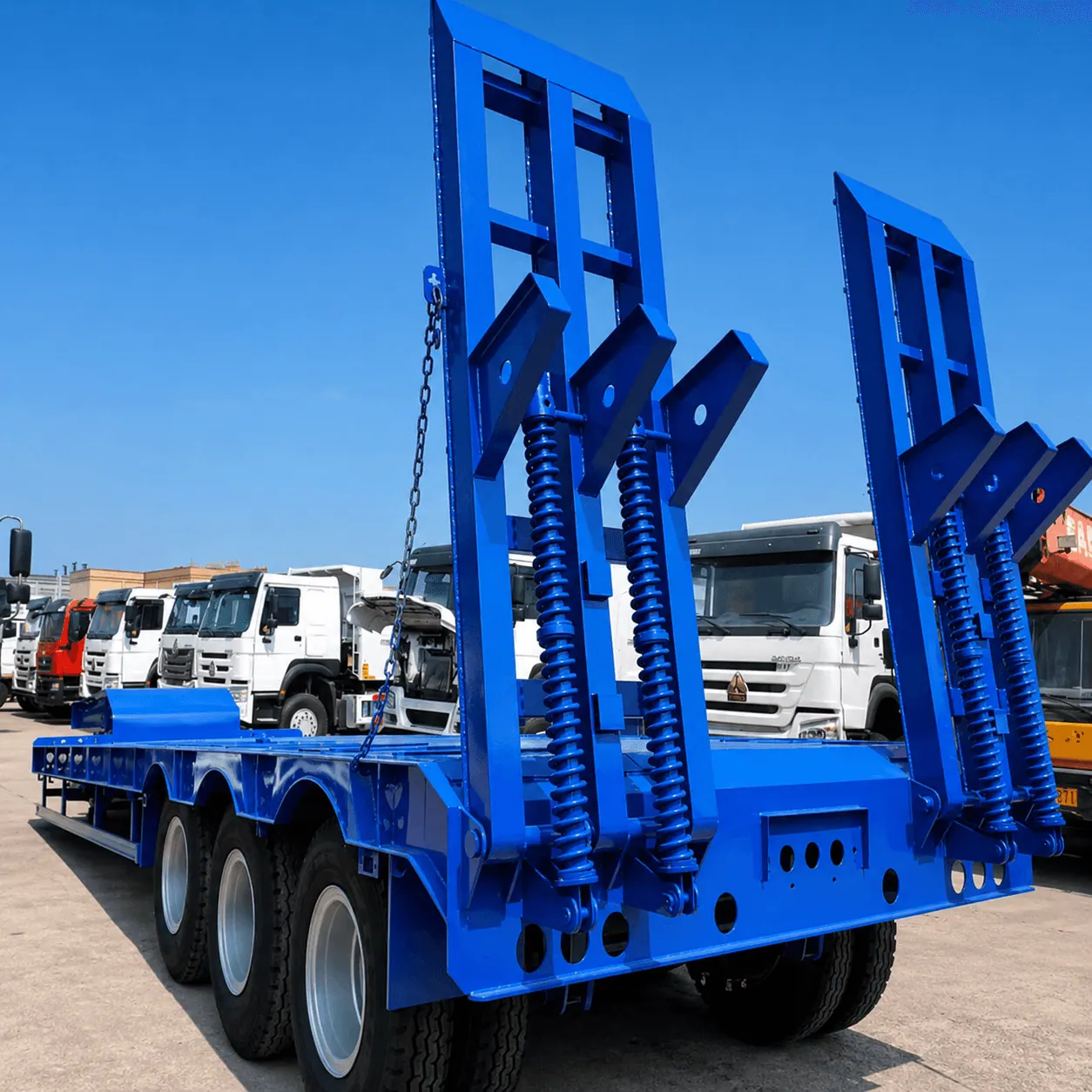 Lowbed Semi-Trailer detail photo