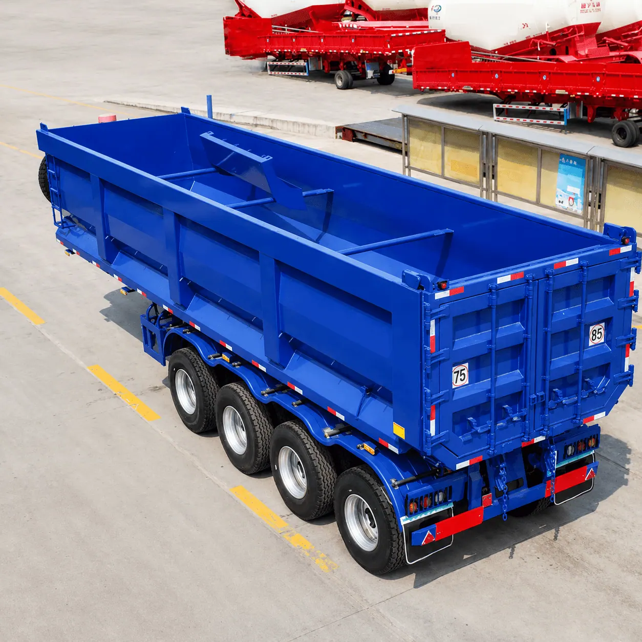 Rear Dump Semi-Trailer detail photo