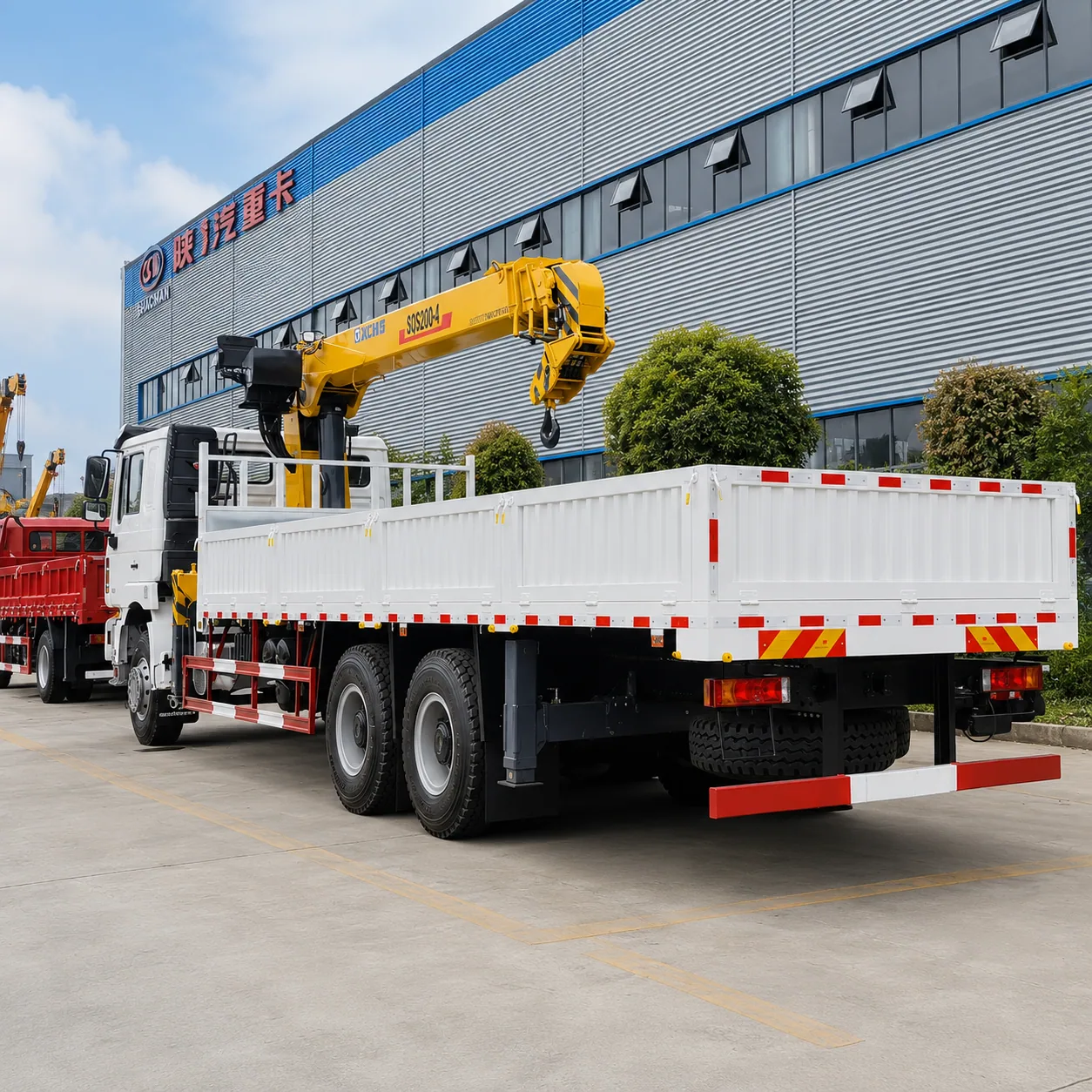 SHACMAN F3000 Truck Mounted Crane 300 / 340 / 375 / 380 / 400 / 420HP 8 / 10 / 12 / 14 / 16 / 20T Available detail photo