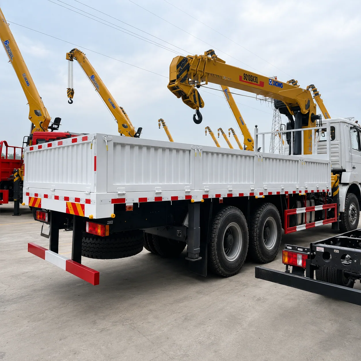 SHACMAN F3000 Truck Mounted Crane 300 / 340 / 375 / 380 / 400 / 420HP 8 / 10 / 12 / 14 / 16 / 20T Available detail photo