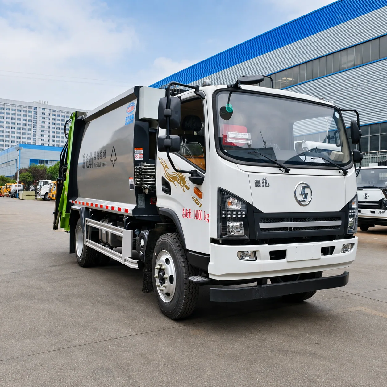 SHACMAN Garbage Compactor Truck 180 / 240 / 270 / 340 / 380HP 8 / 10 / 12 / 16 / 20CBM Available detail photo