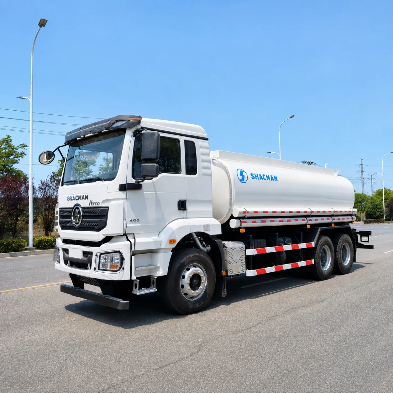 SHACMAN H3000 Water Tanker Truck 300 / 336 / 340 / 375 / 380 / 400 / 430 / 460HP 10 / 15 / 20 / 25 / 30CBM Available – Water Sprinkler Optional photo 1