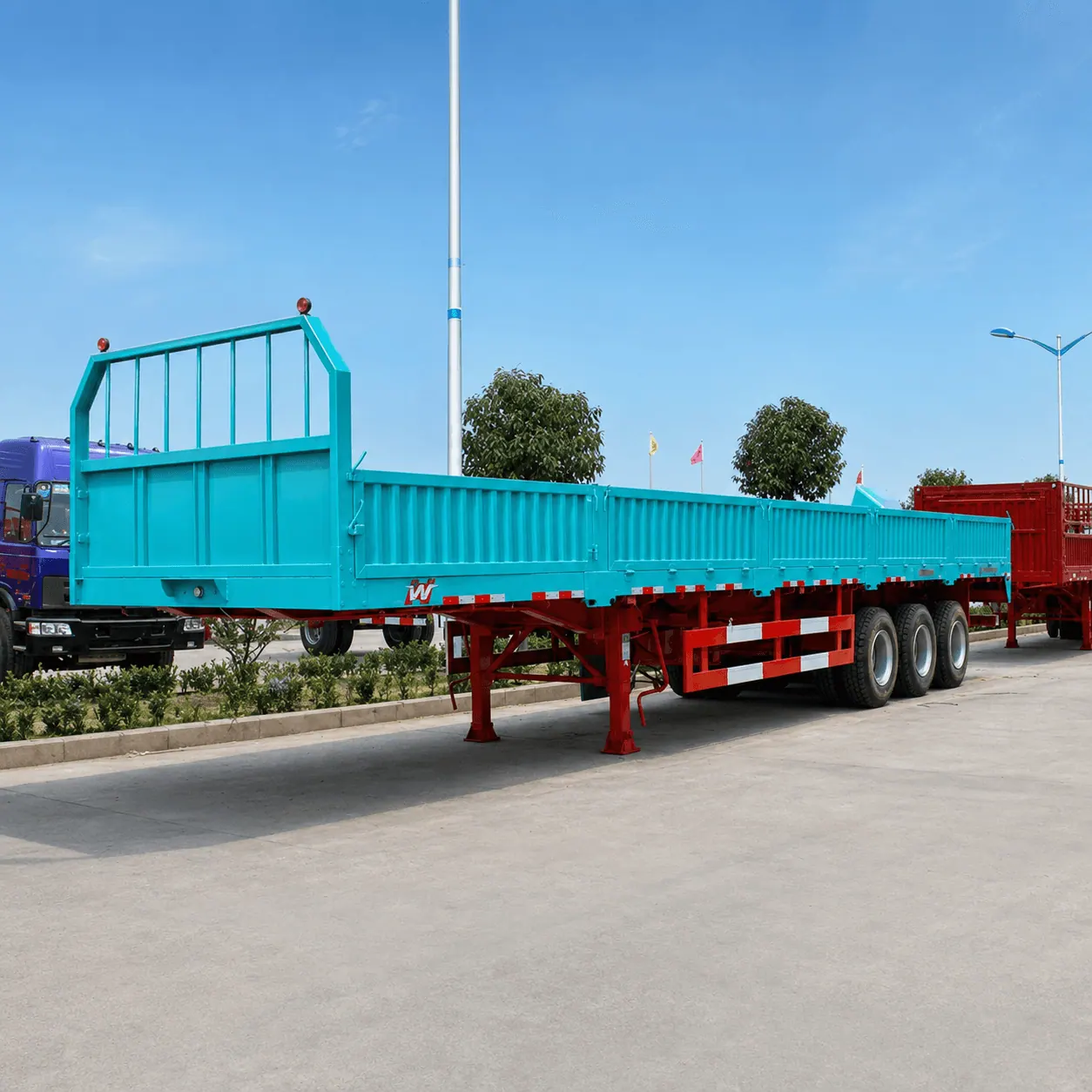 Sidewall Semi-Trailer detail photo